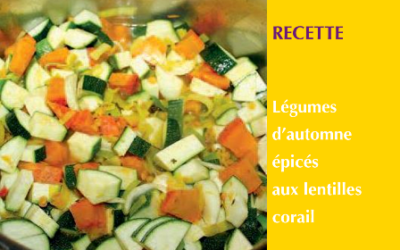 Légumes d’automne épicés aux lentilles corail